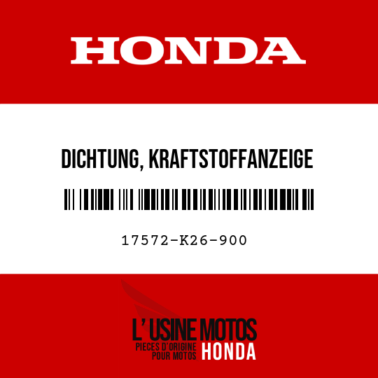 image de 17572-K26-900 DICHTUNG, KRAFTSTOFFANZEIGE
