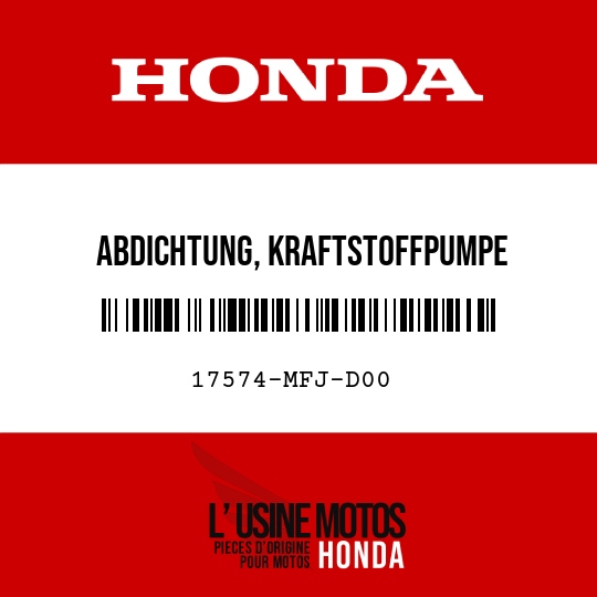 image de 17574-MFJ-D00 ABDICHTUNG, KRAFTSTOFFPUMPE