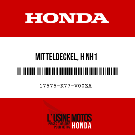 image de 17575-K77-V00ZA MITTELDECKEL, H NH1