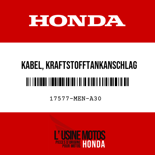 image de 17577-MEN-A30 KABEL, KRAFTSTOFFTANKANSCHLAG
