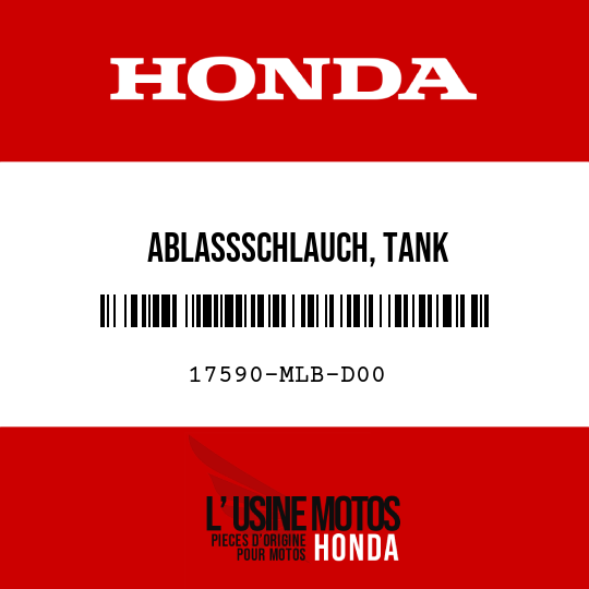 image de 17590-MLB-D00 ABLASSSCHLAUCH, TANK