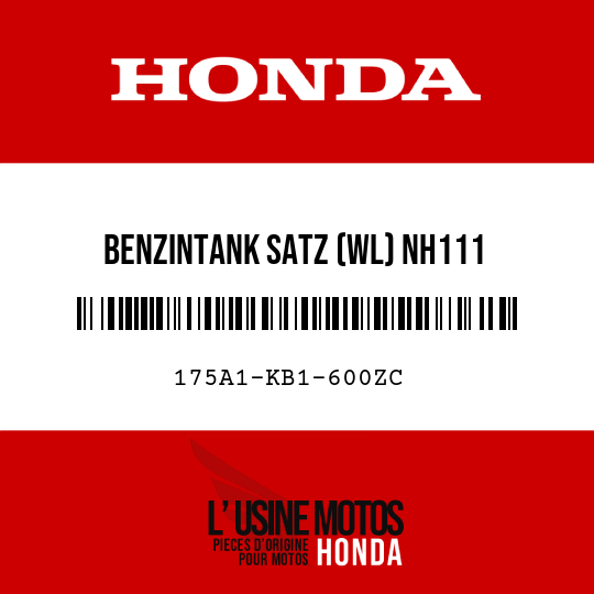 image de 175A1-KB1-600ZC BENZINTANK SATZ (WL) NH111 