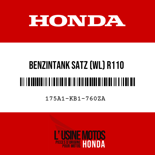 image de 175A1-KB1-760ZA BENZINTANK SATZ (WL) R110 