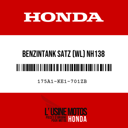 image de 175A1-KE1-701ZB BENZINTANK SATZ (WL) NH138 