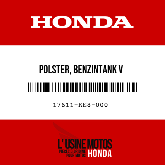 image de 17611-KE8-000 POLSTER, BENZINTANK V