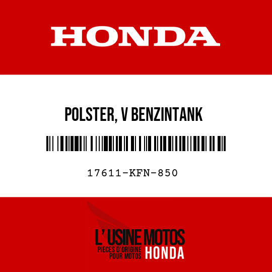 image de 17611-KFN-850 POLSTER, V BENZINTANK