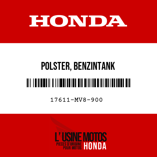 image de 17611-MV8-900 POLSTER, BENZINTANK