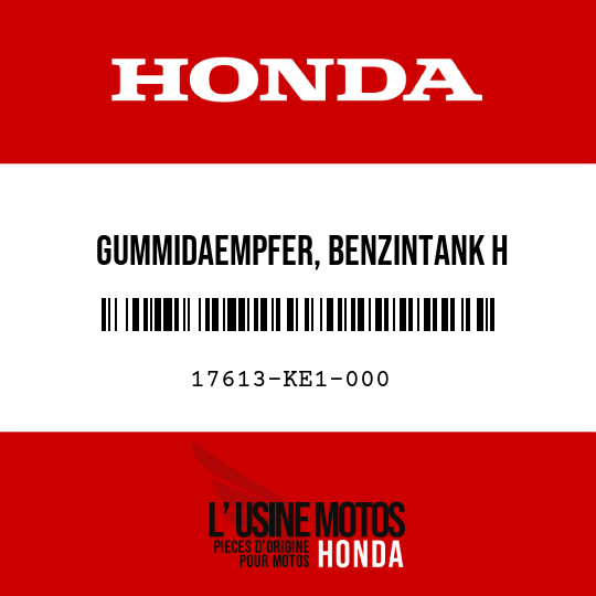 image de 17613-KE1-000 GUMMIDAEMPFER, BENZINTANK H