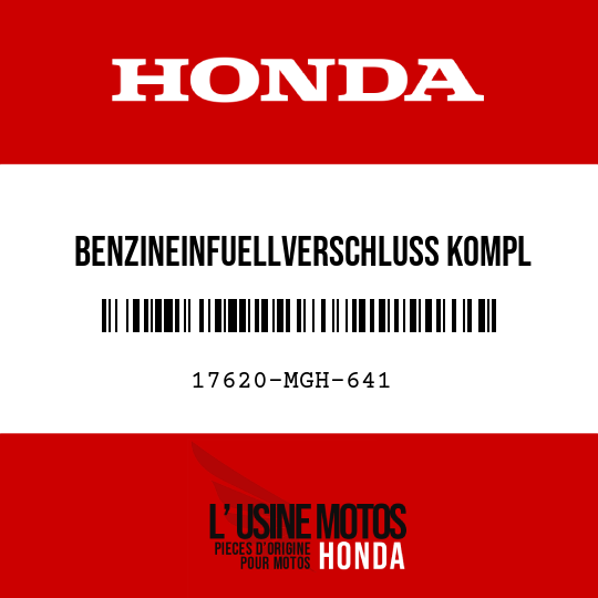 image de 17620-MGH-641 BENZINEINFUELLVERSCHLUSS KOMPL