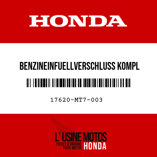 image de 17620-MT7-003 BENZINEINFUELLVERSCHLUSS KOMPL