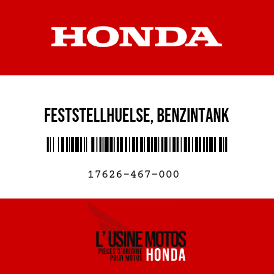 image de 17626-467-000 FESTSTELLHUELSE, BENZINTANK