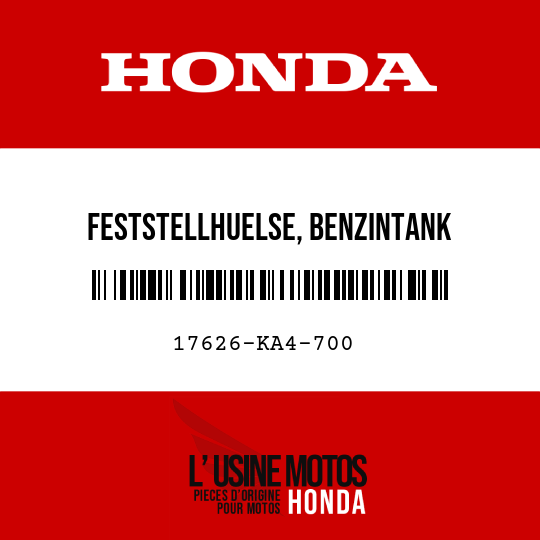 image de 17626-KA4-700 FESTSTELLHUELSE, BENZINTANK