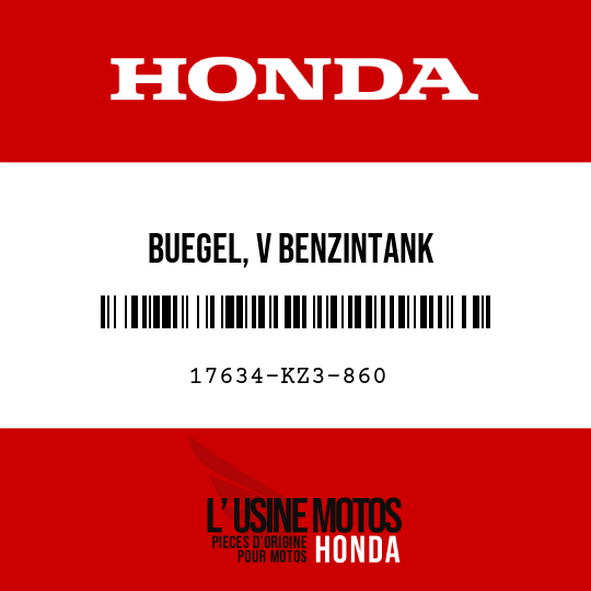 image de 17634-KZ3-860 BUEGEL, V BENZINTANK