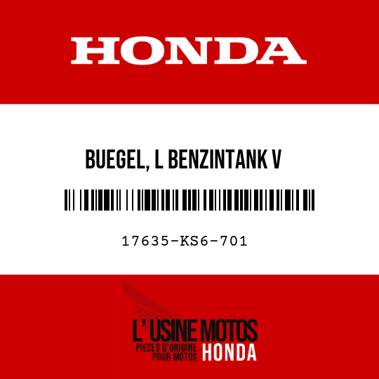 image de 17635-KS6-701 BUEGEL, L BENZINTANK V