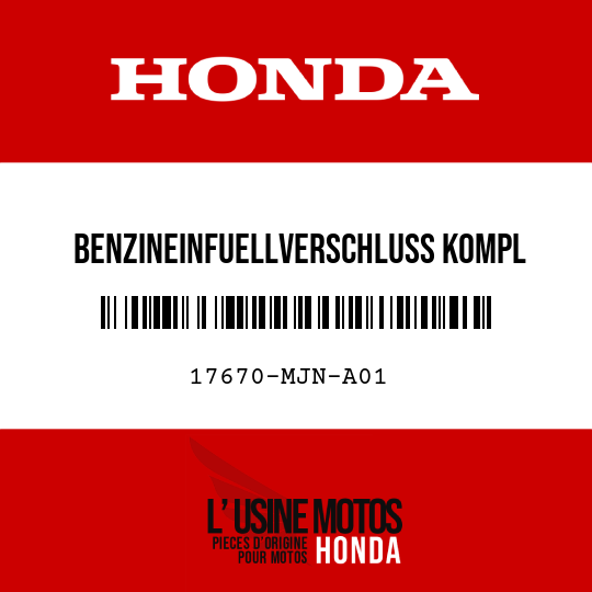 image de 17670-MJN-A01 BENZINEINFUELLVERSCHLUSS KOMPL