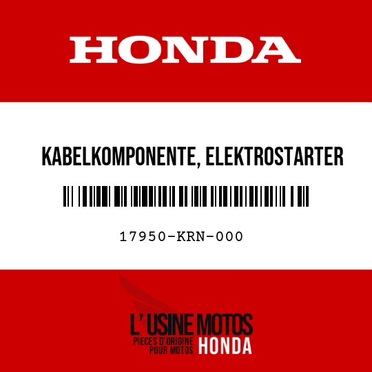image de 17950-KRN-000 KABELKOMPONENTE, ELEKTROSTARTER