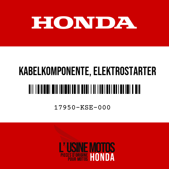 image de 17950-KSE-000 KABELKOMPONENTE, ELEKTROSTARTER