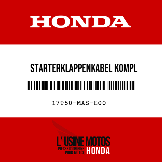 image de 17950-MAS-E00 STARTERKLAPPENKABEL KOMPL