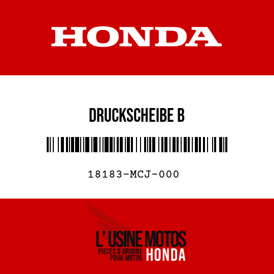 image de 18183-MCJ-000 DRUCKSCHEIBE B