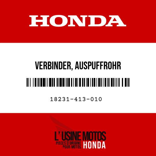 image de 18231-413-010 VERBINDER, AUSPUFFROHR