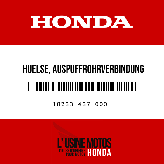 image de 18233-437-000 HUELSE, AUSPUFFROHRVERBINDUNG