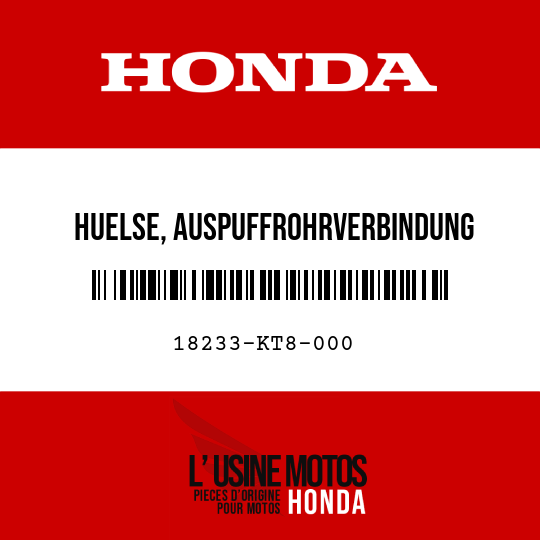 image de 18233-KT8-000 HUELSE, AUSPUFFROHRVERBINDUNG