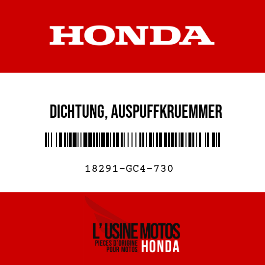 image de 18291-GC4-730 DICHTUNG, AUSPUFFKRUEMMER