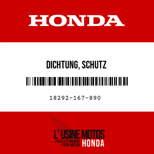 image de 18292-167-890 DICHTUNG, SCHUTZ