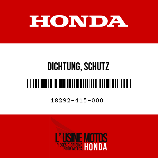 image de 18292-415-000 DICHTUNG, SCHUTZ