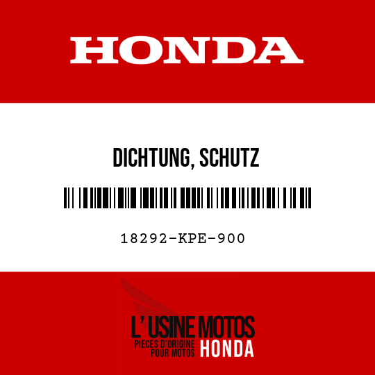 image de 18292-KPE-900 DICHTUNG, SCHUTZ