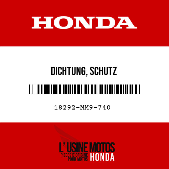 image de 18292-MM9-740 DICHTUNG, SCHUTZ
