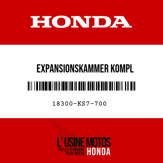 image de 18300-KS7-700 EXPANSIONSKAMMER KOMPL