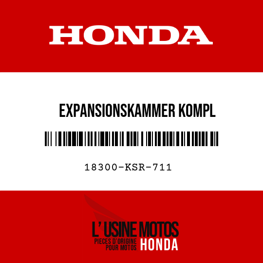 image de 18300-KSR-711 EXPANSIONSKAMMER KOMPL