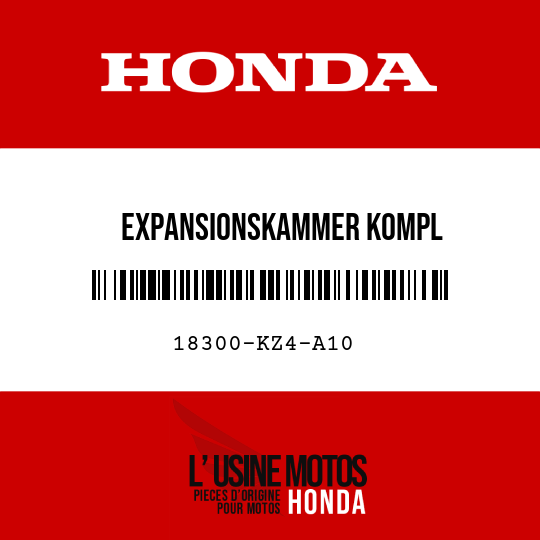 image de 18300-KZ4-A10 EXPANSIONSKAMMER KOMPL