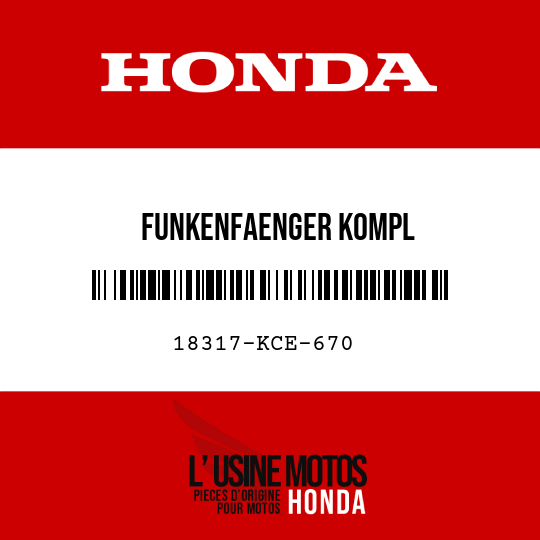 image de 18317-KCE-670 FUNKENFAENGER KOMPL