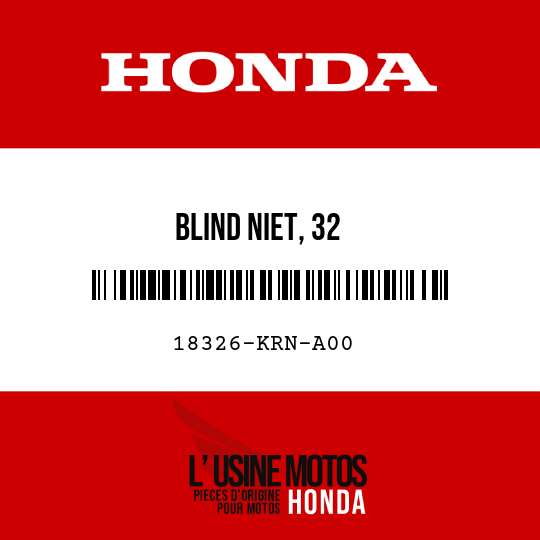 image de 18326-KRN-A00 BLIND NIET, 32