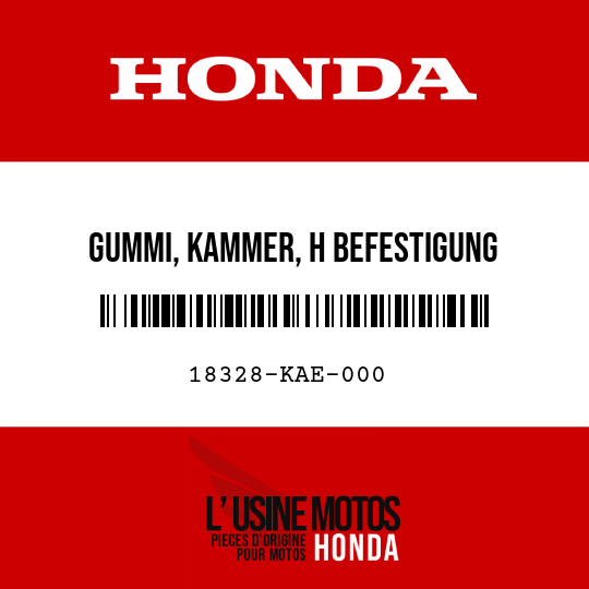 image de 18328-KAE-000 GUMMI, KAMMER, H BEFESTIGUNG