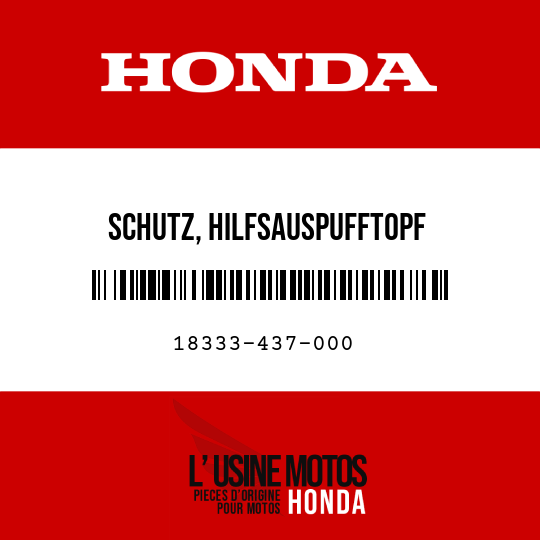 image de 18333-437-000 SCHUTZ, HILFSAUSPUFFTOPF