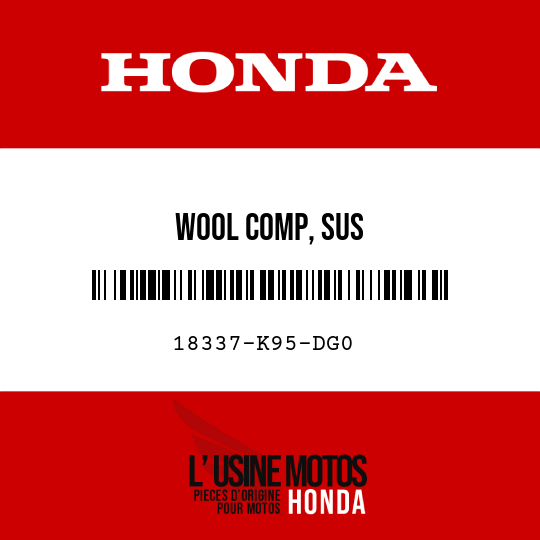 image de 18337-K95-DG0 WOOL COMP, SUS