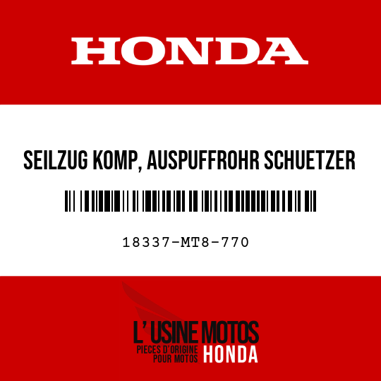 image de 18337-MT8-770 SEILZUG KOMP, AUSPUFFROHR SCHUETZER EINSTELLUNG