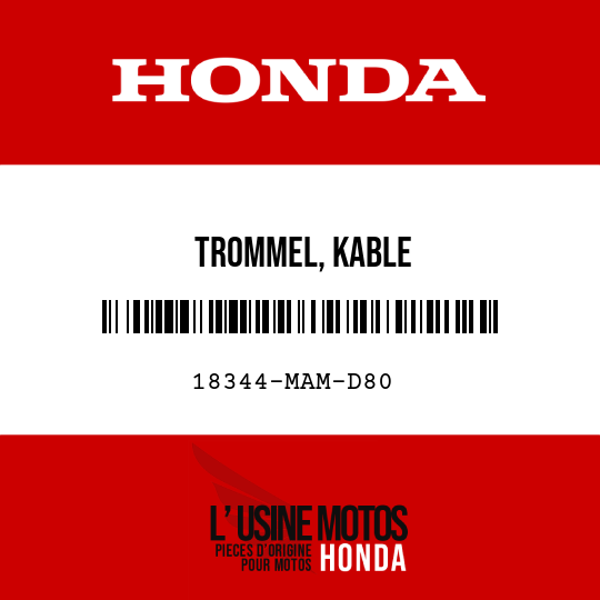 image de 18344-MAM-D80 TROMMEL, KABLE