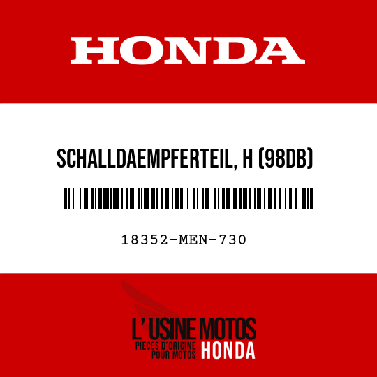 image de 18352-MEN-730 SCHALLDAEMPFERTEIL, H (98DB)