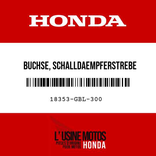 image de 18353-GBL-300 BUCHSE, SCHALLDAEMPFERSTREBE