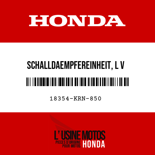 image de 18354-KRN-850 SCHALLDAEMPFEREINHEIT, L V