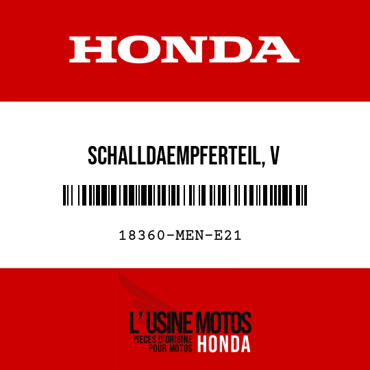 image de 18360-MEN-E21 SCHALLDAEMPFERTEIL, V