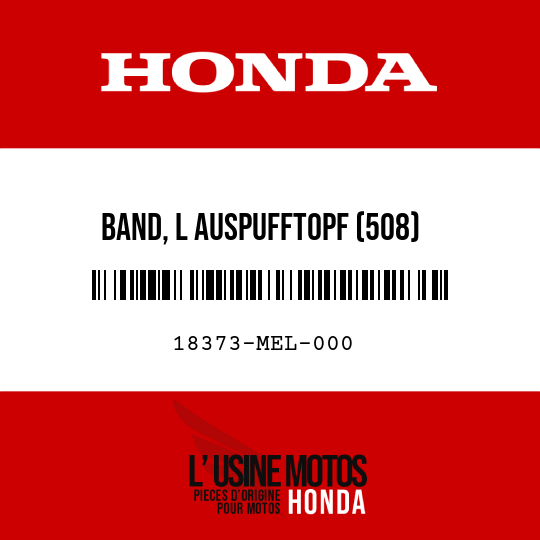 image de 18373-MEL-000 BAND, L AUSPUFFTOPF (508)