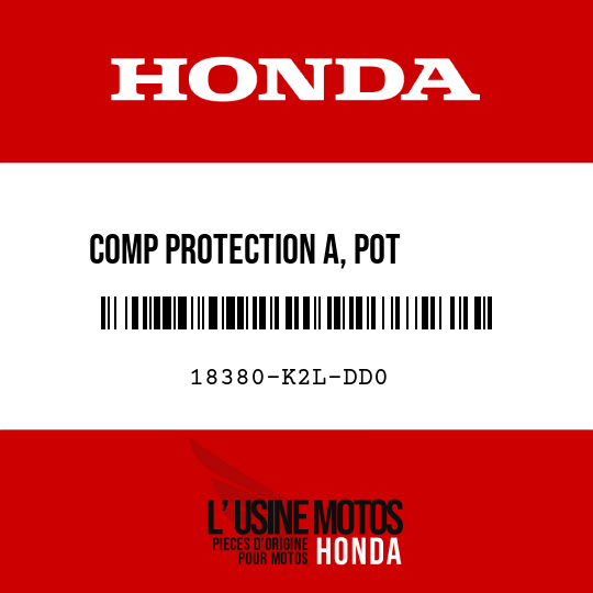 image de 18380-K2L-DD0 COMP PROTECTION A, POT       ECHAPPEMENT