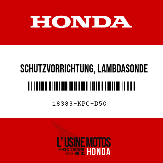 image de 18383-KPC-D50 SCHUTZVORRICHTUNG, LAMBDASONDE