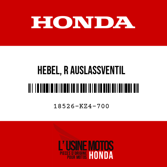 image de 18526-KZ4-700 HEBEL, R AUSLASSVENTIL