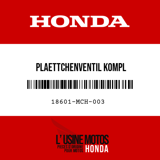 image de 18601-MCH-003 PLAETTCHENVENTIL KOMPL